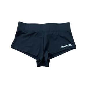 New Women’s Hooters girl uniform Rare cheeky shorts Black size Small Super sexy